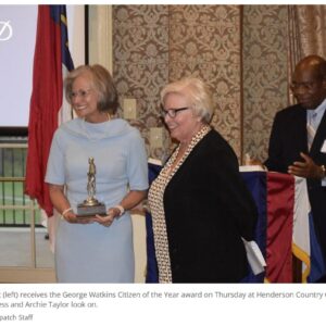 George Watkins Citizen of the Year Award for 2024 - Cindy Bennett